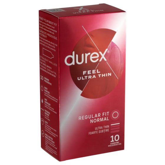 Durex Feel Ultra Thin - ultra élethű óvszer (10db)