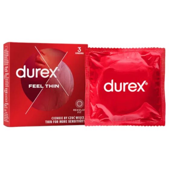 Durex Feel Thin - élethű érzés óvszer (3db)