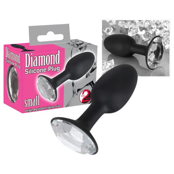 You2Toys - Diamond - szilikon anál plug (kicsi)