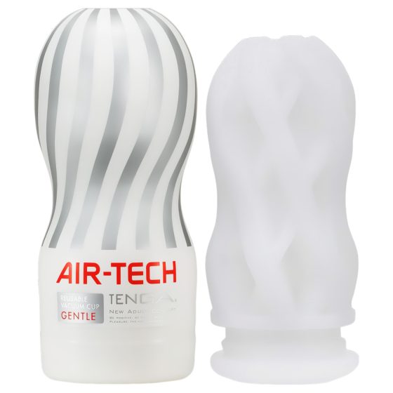 TENGA Air Tech Gentle - többször használható maszturbátor (fehér)