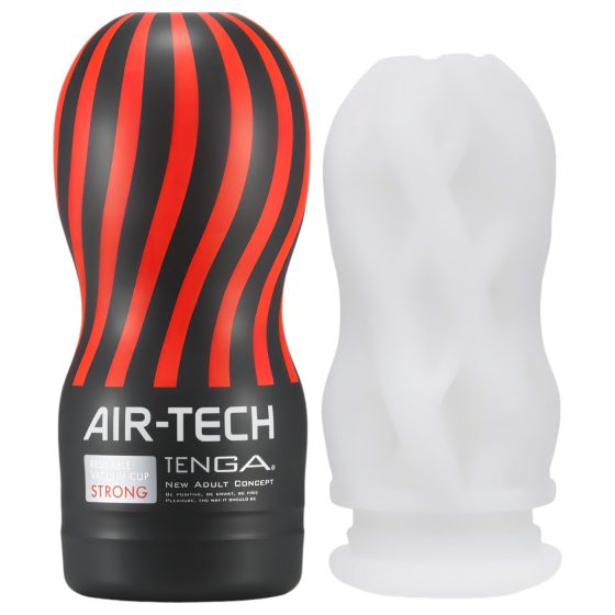 TENGA Air Tech Strong - többször használható maszturbátor (fehér)