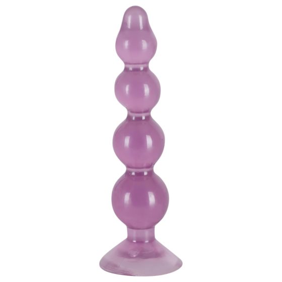 You2Toys - anal beads - tapadókorongos análbot (lila)