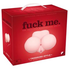   / You2Toys - fuck me Twerking Style - élethű vagina és popó (natúr)