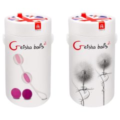   Geisha Balls 2 - variálható gésagolyó szett (pink-fehér)