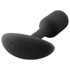   b-vibe Snug Plug 1 - anál dildó belső súllyal (55g) - fekete