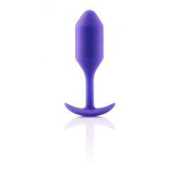   b-vibe Snug Plug 2 - dupla golyós anál dildó (114g) - lila