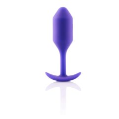   b-vibe Snug Plug 2 - dupla golyós anál dildó (114g) - lila