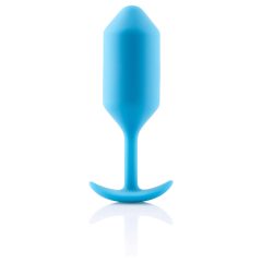 b-vibe Snug Plug 3 - dupla golyós anál plug (180g) - kék