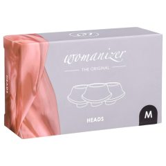 Womanizer Premium M - pótszívóharang szett - fekete (3db)