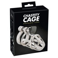 You2Toys - Chastity Cage - fém péniszketrec, lakattal