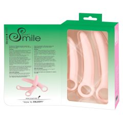   SMILE - Vaginal Trainers - dildó szett - rózsaszín (3 részes)