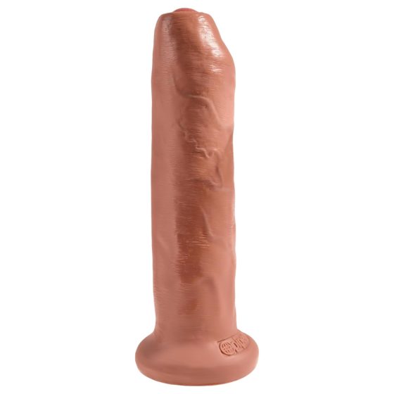 King Cock 7 - élethű dildó (18cm) - sötét natúr