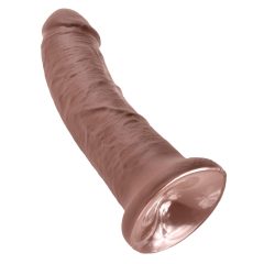 King Cock 8 dildó (20cm) - barna