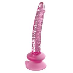 Icicles No. 86 - péniszes üveg dildó (pink)