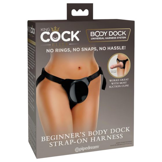 King Cock Elite Beginner's Body Dock - felcsatolható alsó (fekete)