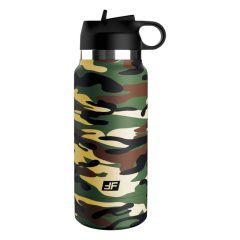   Fap Flask Happy Camper - maszturbátor kulacsban (zöld-fekete)