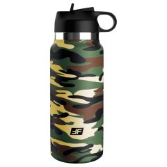   Fap Flask Happy Camper - maszturbátor kulacsban (zöld-fekete)