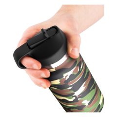   Fap Flask Happy Camper - maszturbátor kulacsban (zöld-fekete)