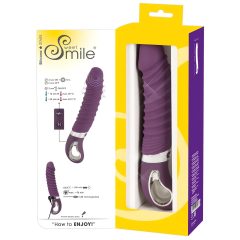 SMILE Soft - akkus, melegítős vibrátor (lila)