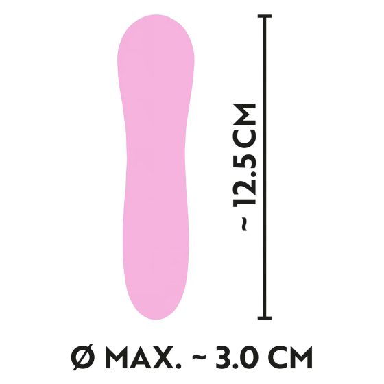 Cuties Mini - akkus, vízálló, spirális vibrátor (pink)