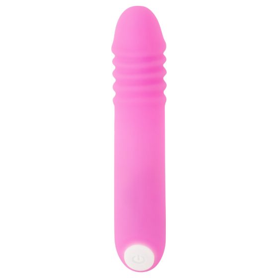 You2Toys - Flashing Mini Vibe - akkus, világító vibrátor (pink)