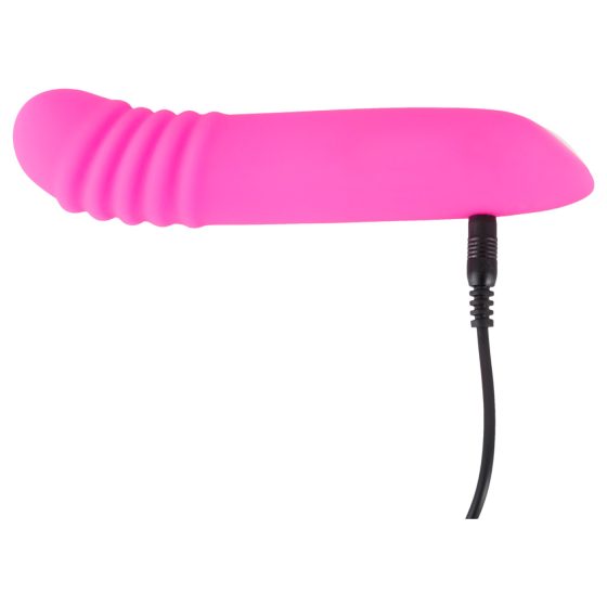 You2Toys - Flashing Mini Vibe - akkus, világító vibrátor (pink)