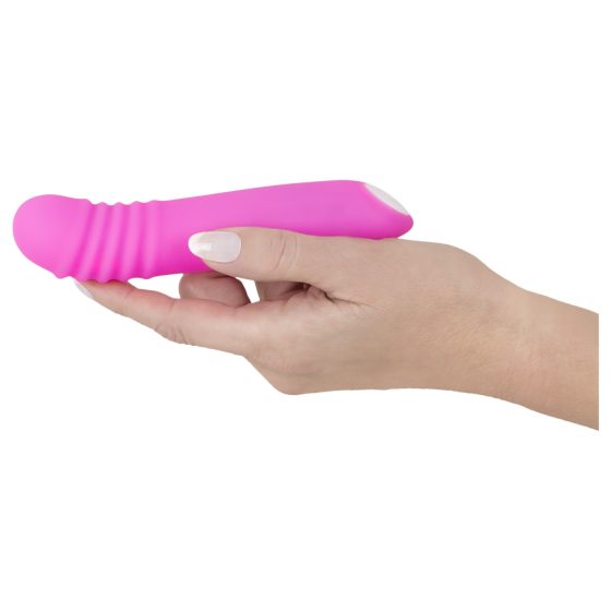 You2Toys - Flashing Mini Vibe - akkus, világító vibrátor (pink)