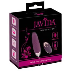   Javida Shaking Love - rádiós, lüktető vibrációs tojás (lila)