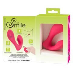 SMILE Panty - akkus, rádiós 2in1 vibrátor (pink)