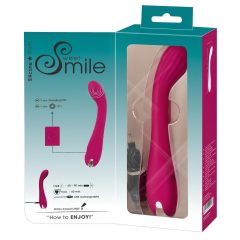 SMILE G-spot - akkus, bordázott G-pont vibrátor (lila)