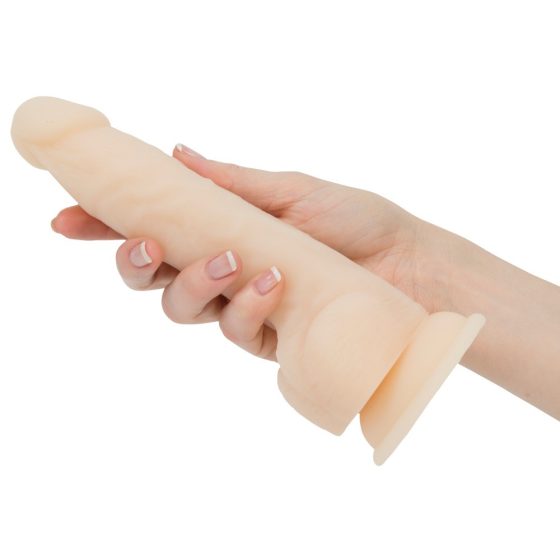 Naked Addiction Thrusting 9 - rádiós, lökő vibrátor - natúr (23cm)