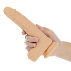   Naked Addiction Thrusting 7,5 - akkus, lökő vibrátor (19cm) - natúr