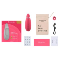   Womanizer Premium 2 - akkus, vízálló csiklóizgató (pink)