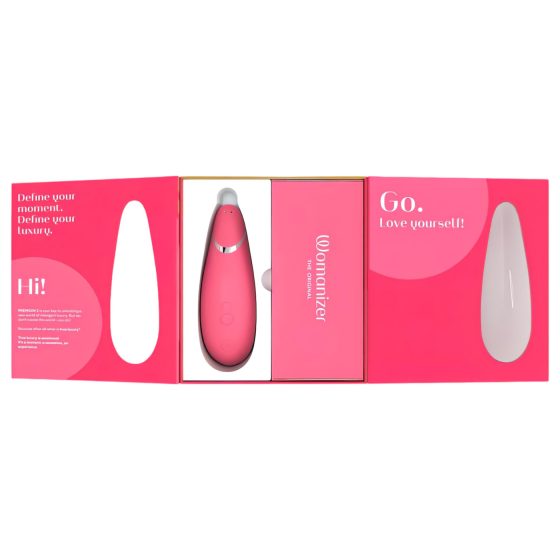 Womanizer Premium 2 - léghullámos csiklóizgató (pink)