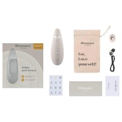 Womanizer Premium 2 - léghullámos csiklóizgató (fehér)