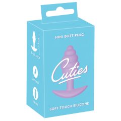 Cuties Mini Butt Plug - szilikon anál plug - lila (2,8cm)