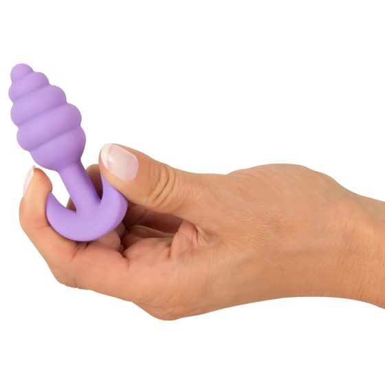 Cuties Mini Butt Plug - szilikon anál dildó - lila (2,8cm)