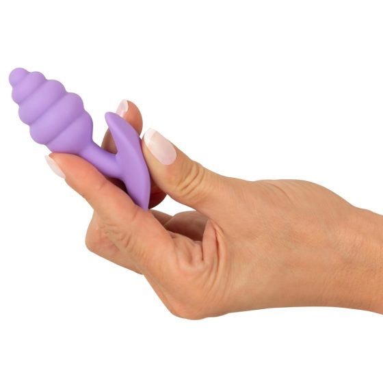 Cuties Mini Butt Plug - szilikon anál dildó - lila (2,8cm)