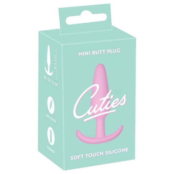 Cuties Mini Butt Plug - szilikon anál plug - pink (2,1cm)