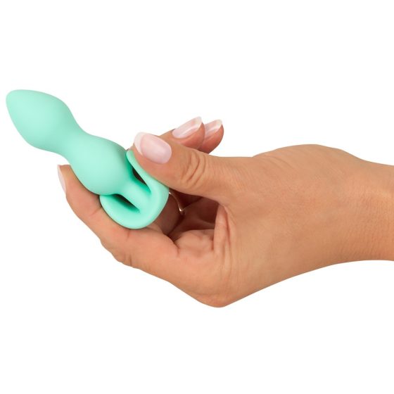 Cuties Mini Butt Plug - szilikon anál dildó - menta (2,3cm)