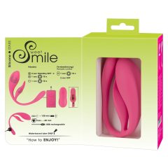 SMILE - akkus, rádiós vibrációs tojás (pink)