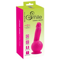   SMILE Powerful - akkus, 2 motoros tapadótalpas vibrátor (pink)