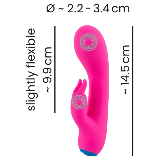 You2Toys bunt. - akkus, vízálló csiklókaros vibrátor (pink)