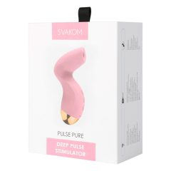   Svakom Pulse Pure - akkus, léghullámos csiklóizgató (pink)