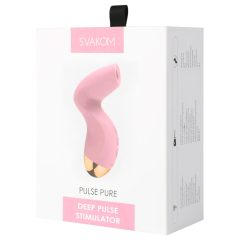   Svakom Pulse Pure - akkus, léghullámos csiklóizgató (pink)