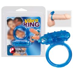   You2Toys - Tiszta szilikon vibrációs péniszgyűrű - királykék