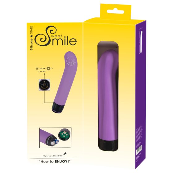 SMILE Genius - G-pont vibrátor (lila)