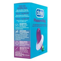 Durex Pleasure Ring - péniszgyűrű (áttetsző)