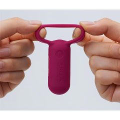 TENGA Smart Vibe - vibrációs péniszgyűrű (piros)