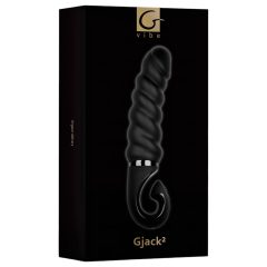   Gvibe G-jack 2- akkus, vízálló szilikon vibrátor (fekete)